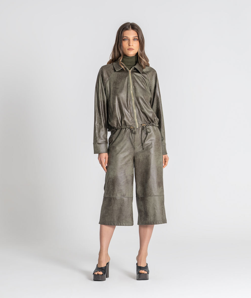 Short jacket with zip 6537