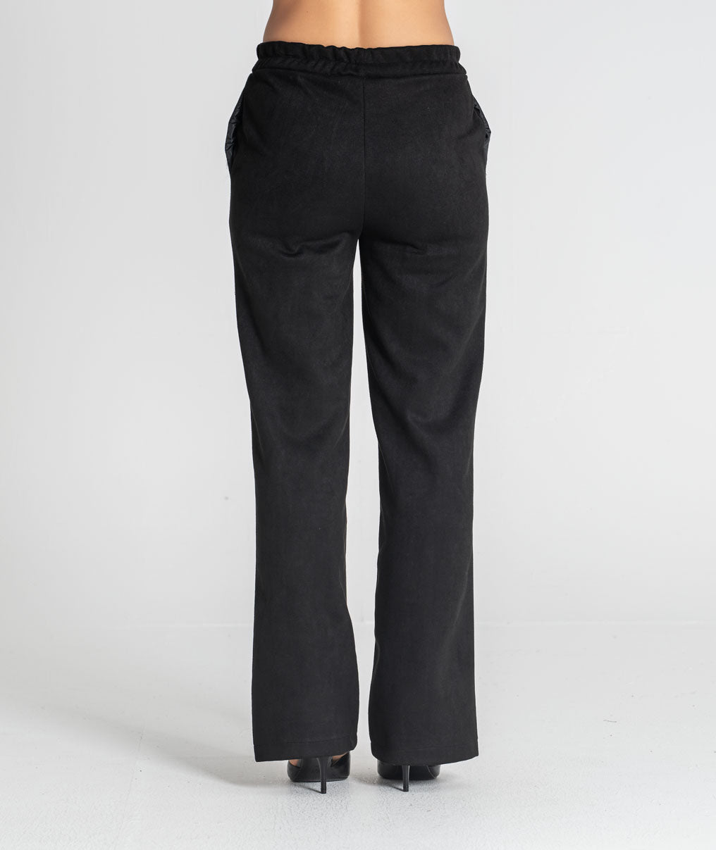 Loose-fitting trousers with elasticated waist 6546