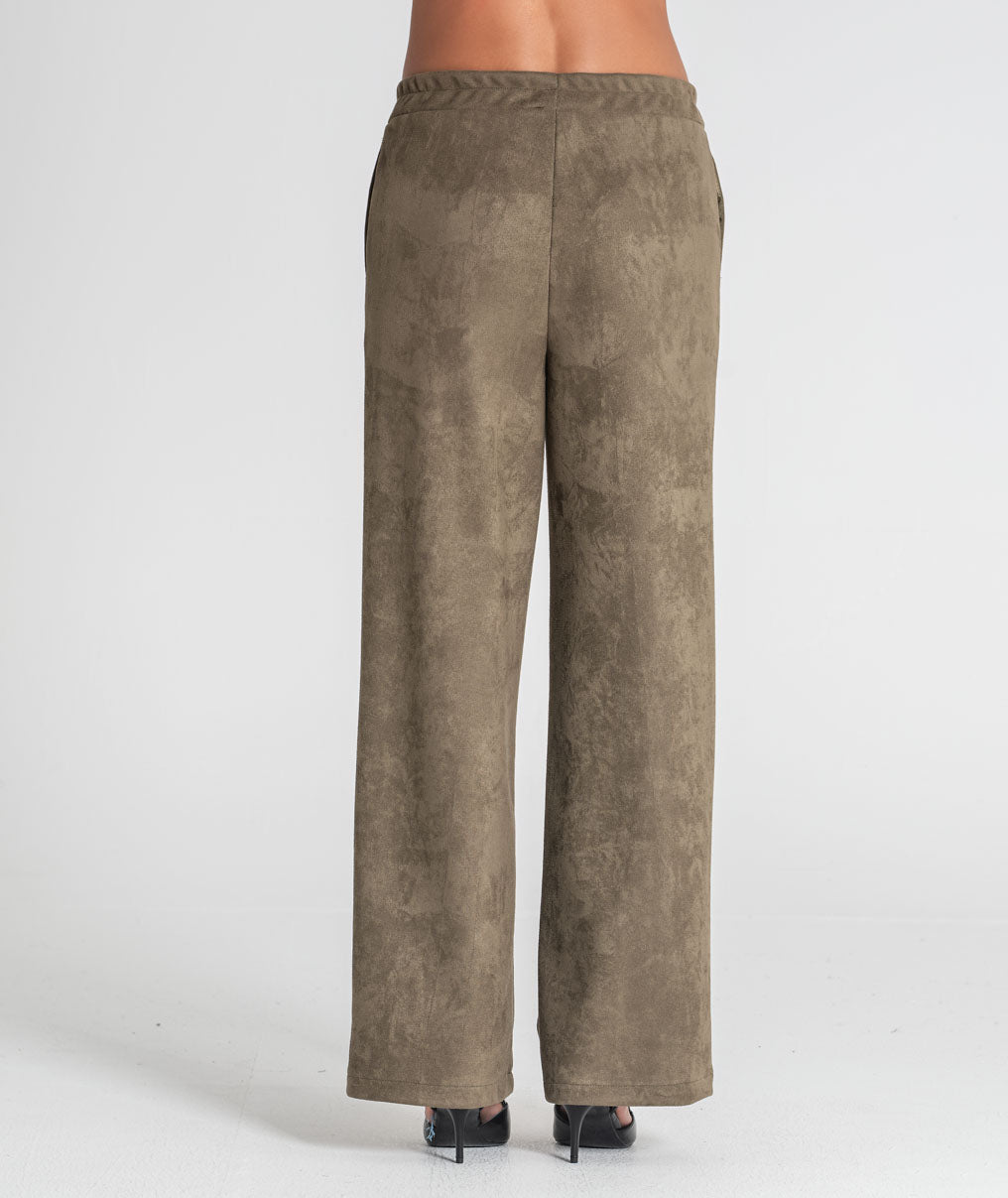 Loose-fitting trousers with elasticated waist 6546