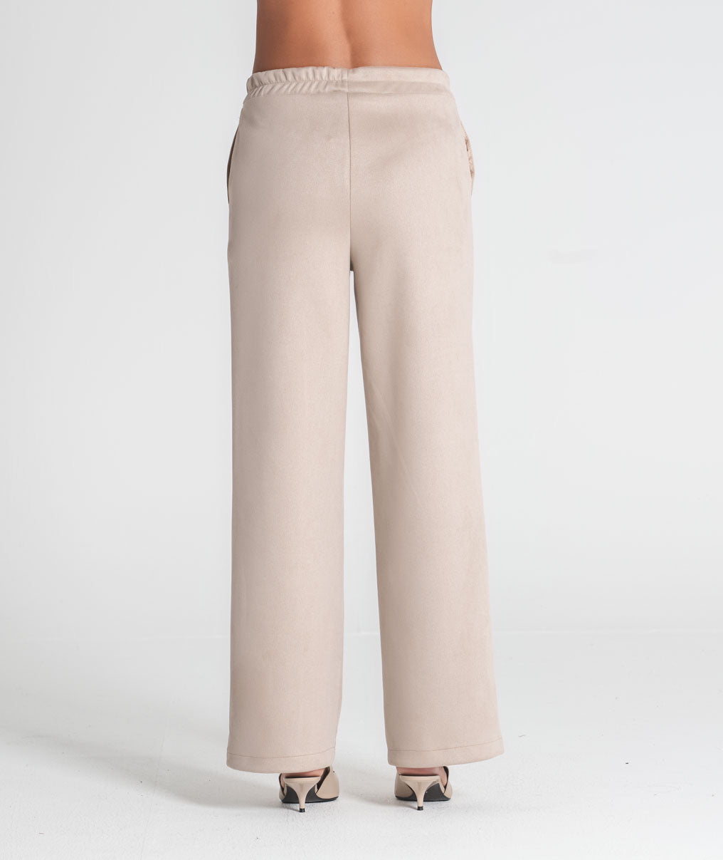 Loose-fitting trousers with elasticated waist 6546