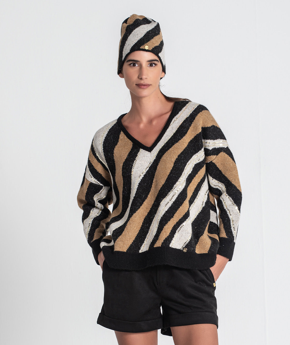 Gorro animal print A057