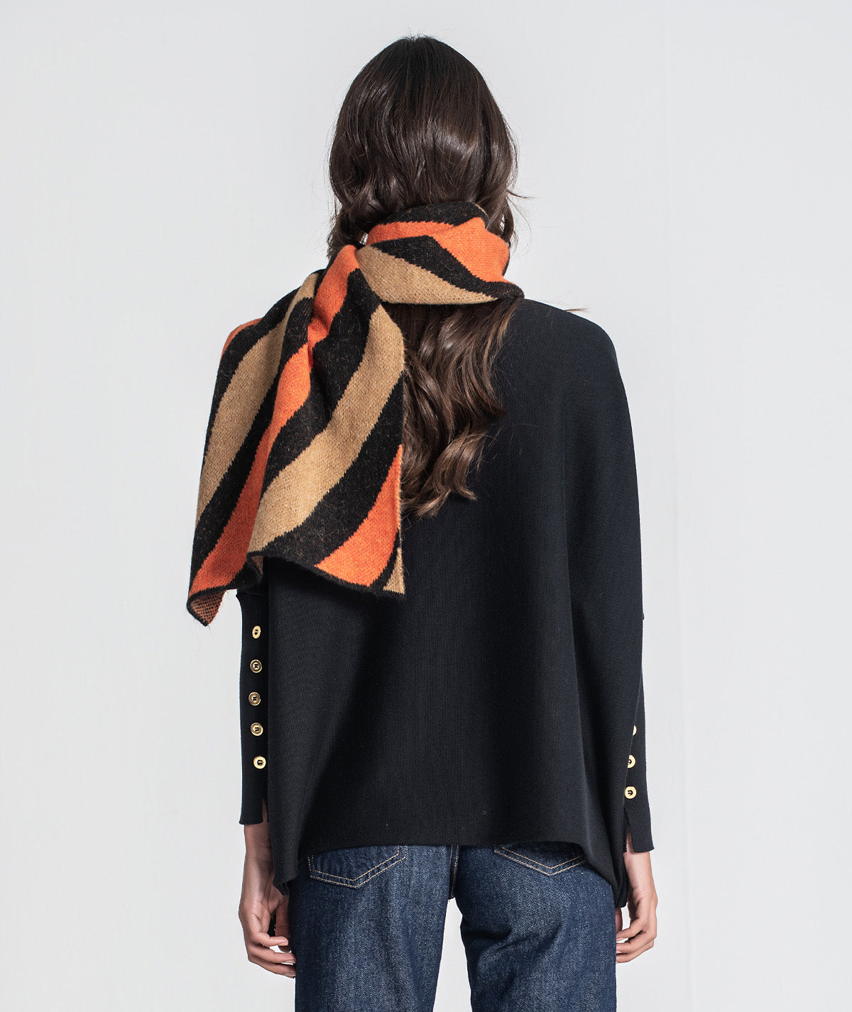 Animal print scarf A058