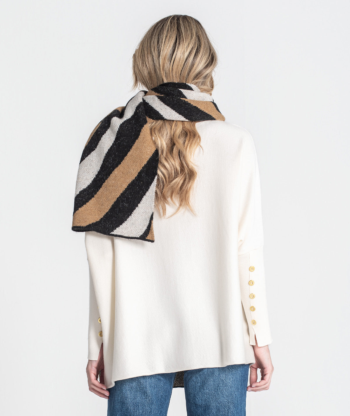 Animal print scarf A058
