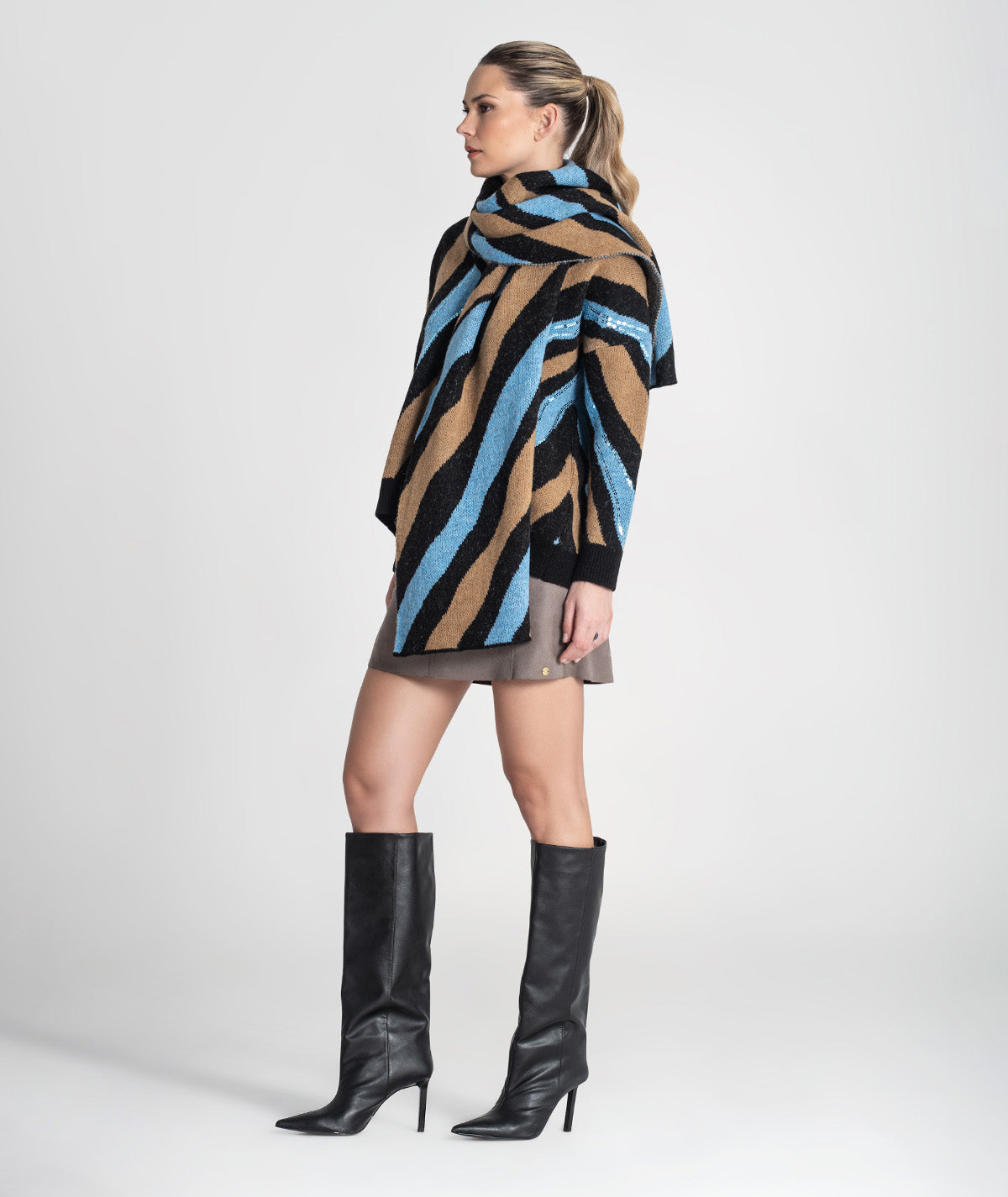 Cachecol animal print A058