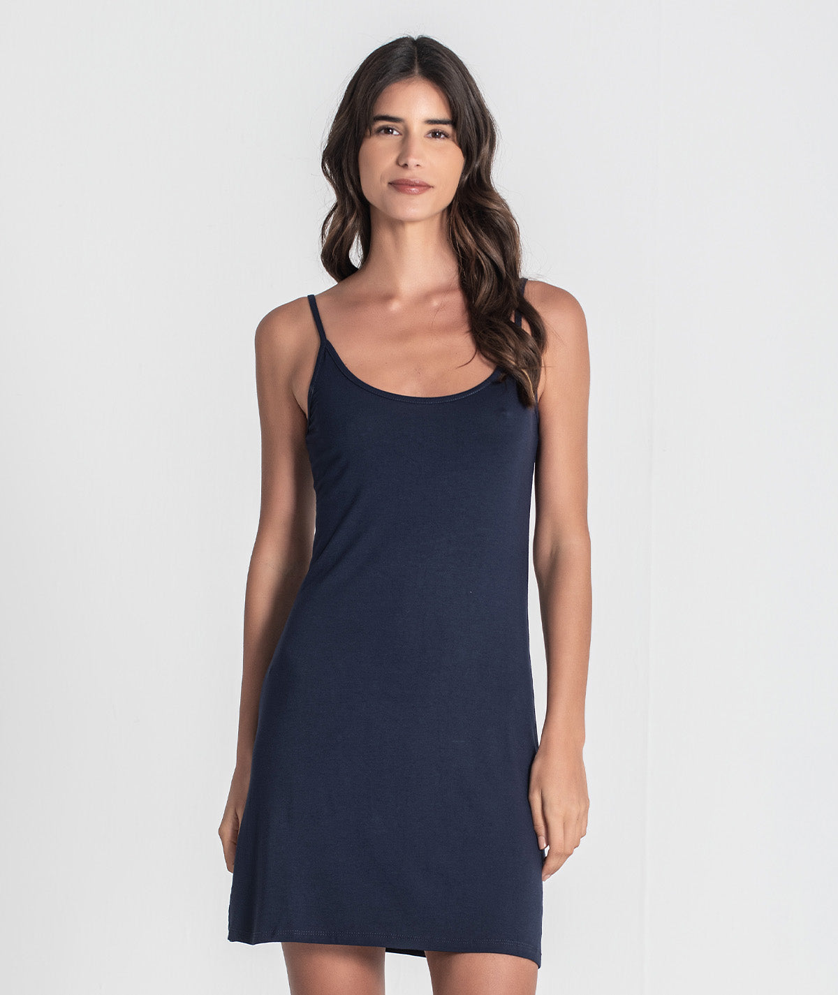 Vestido básico alças B016