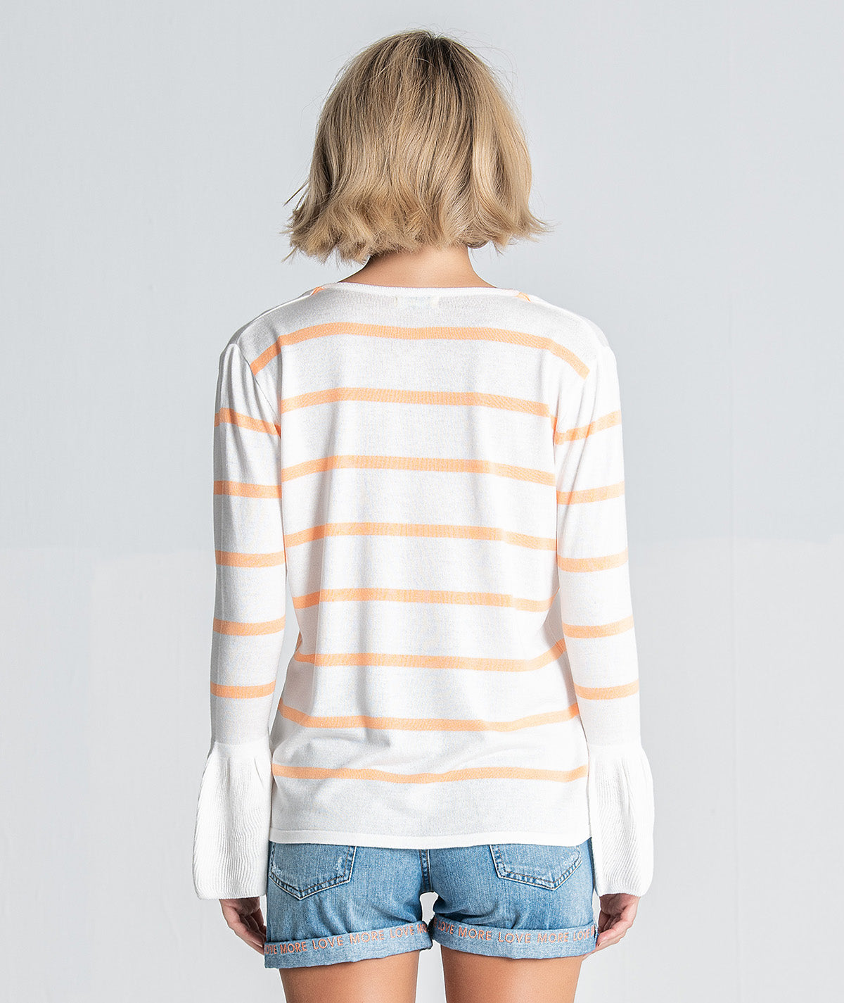Camisola riscas manga folho 1879