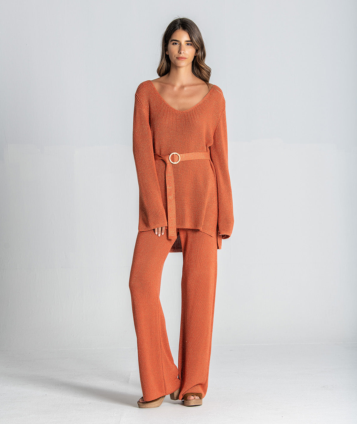 Calça tricot brilho 1900