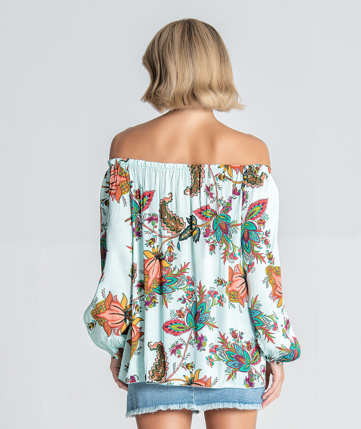 Blusa manga comprida com motivos 2868
