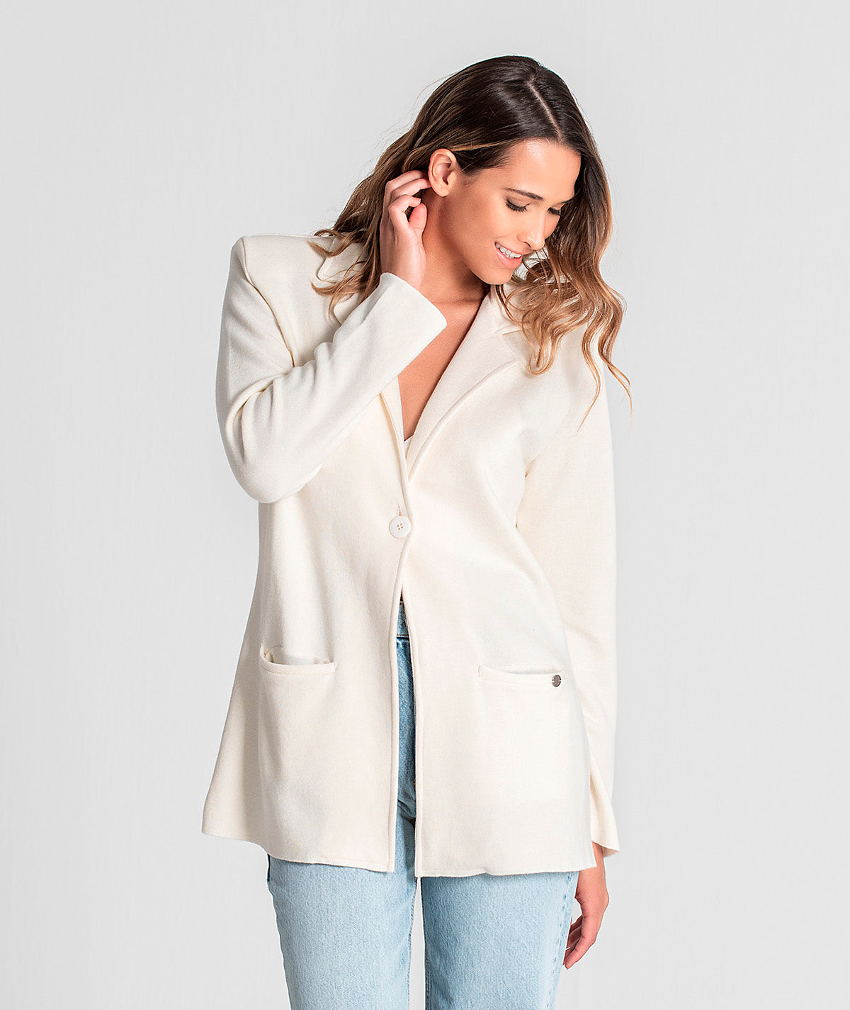 Blazer com botão 3121