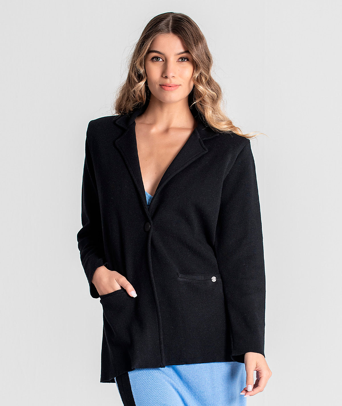 Blazer com botão 3121