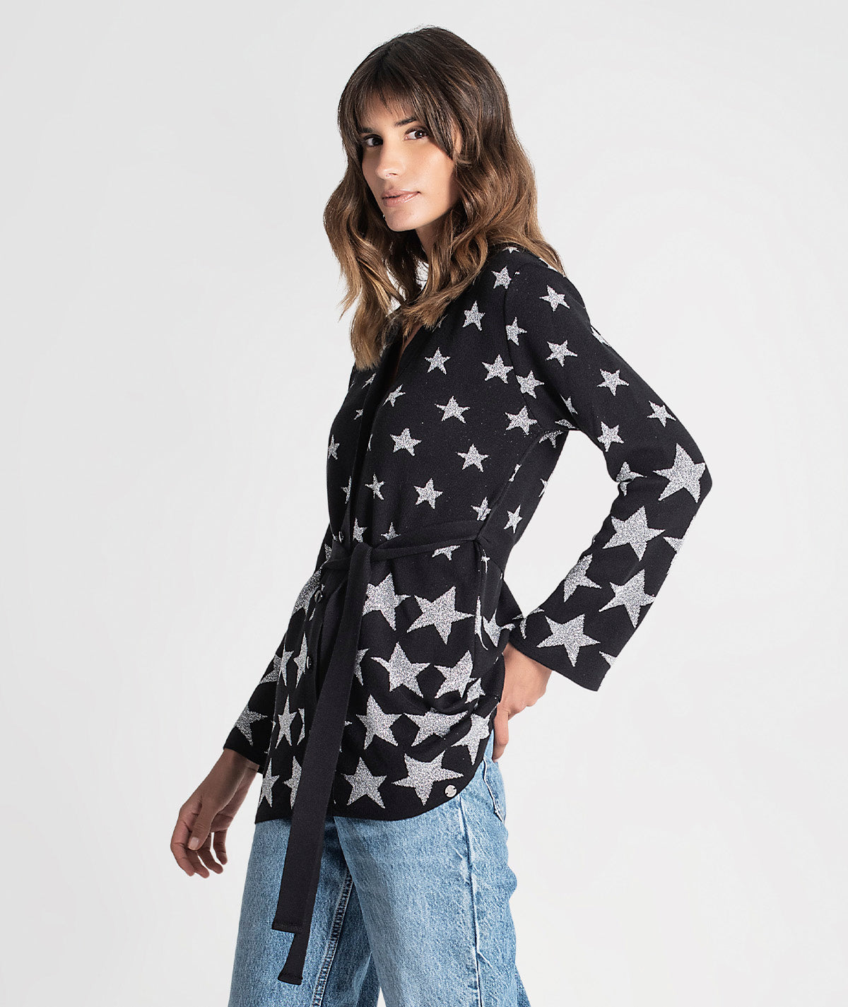 Casaco estrelas lurex 3233