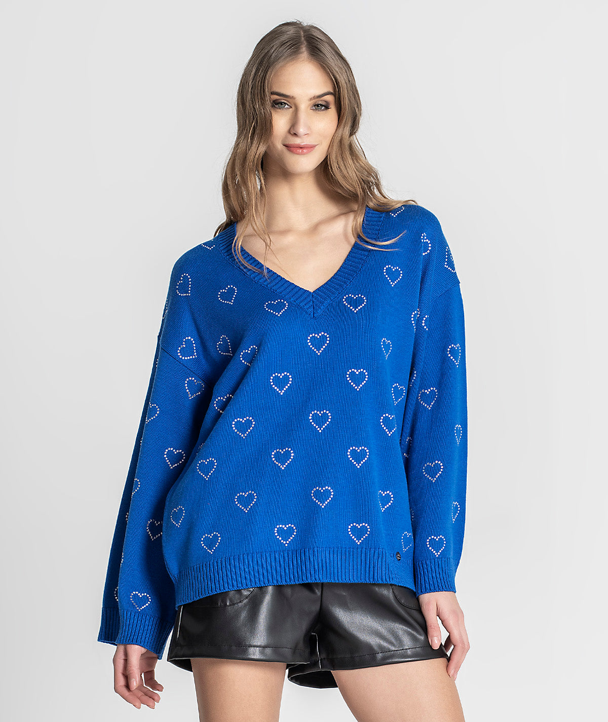Camisola com transferes coração 3267