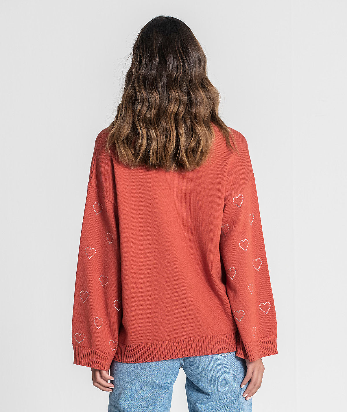 Camisola com transferes coração 3267