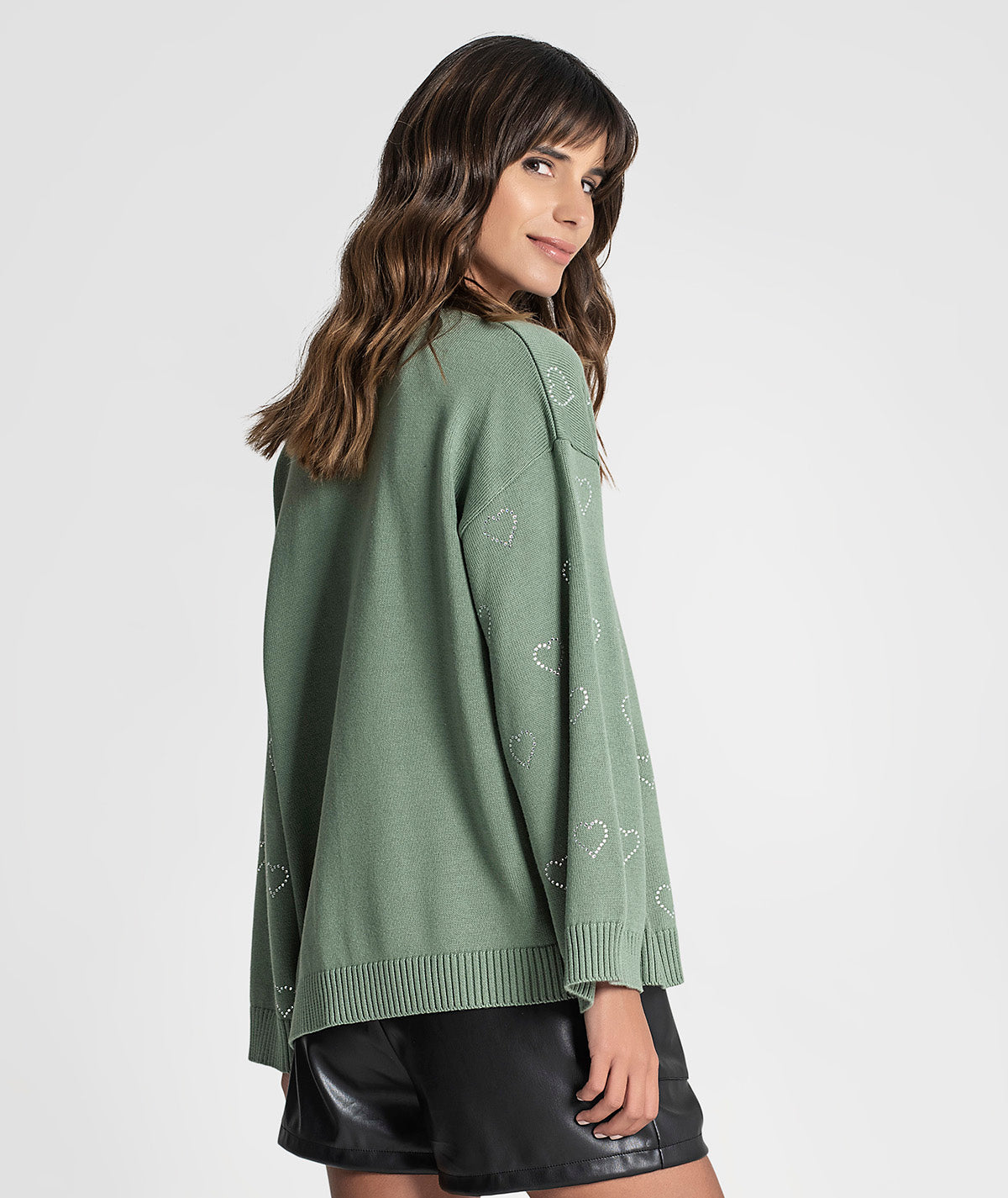 Camisola com transferes coração 3267