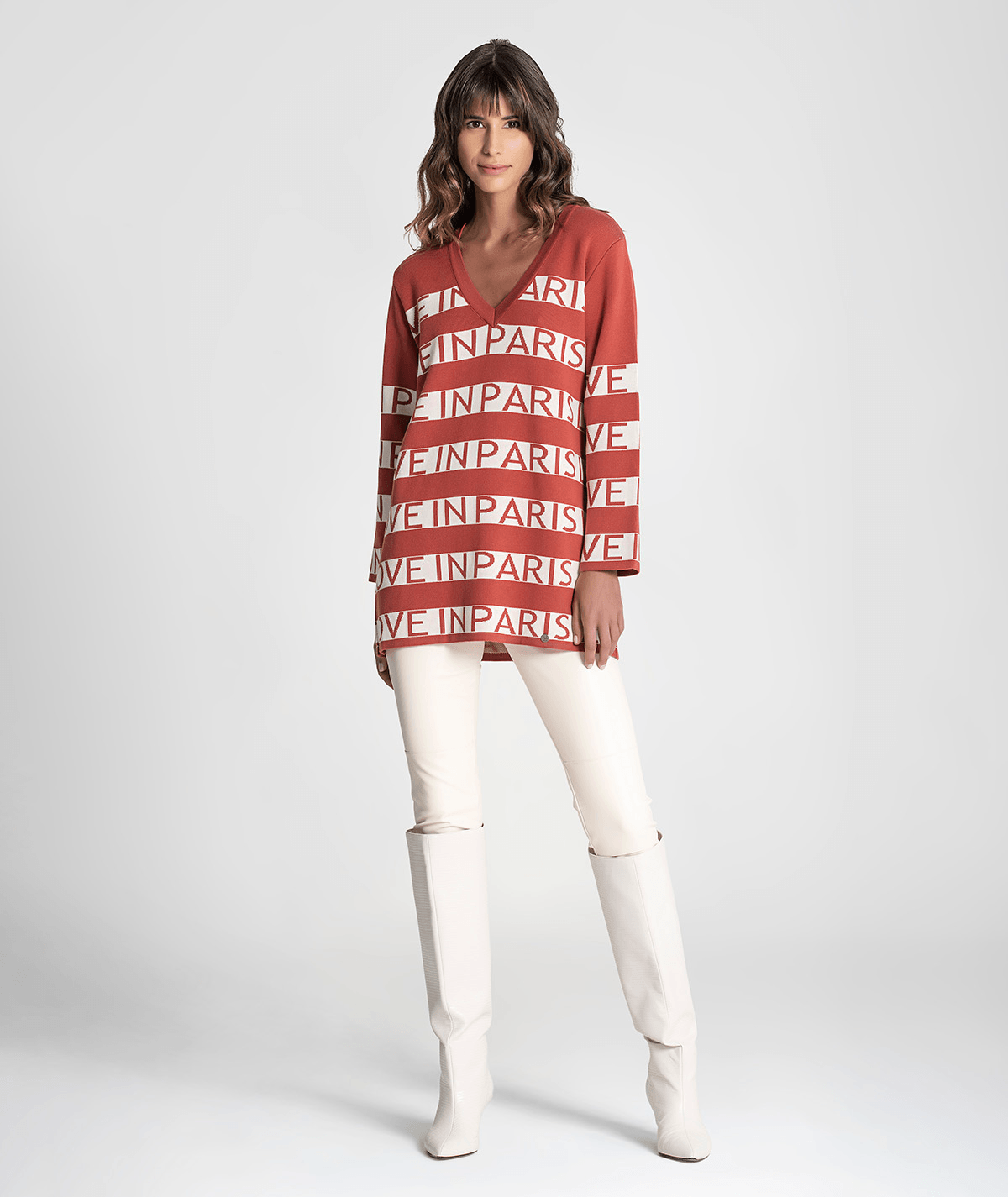 Camisola riscas love in paris 3273