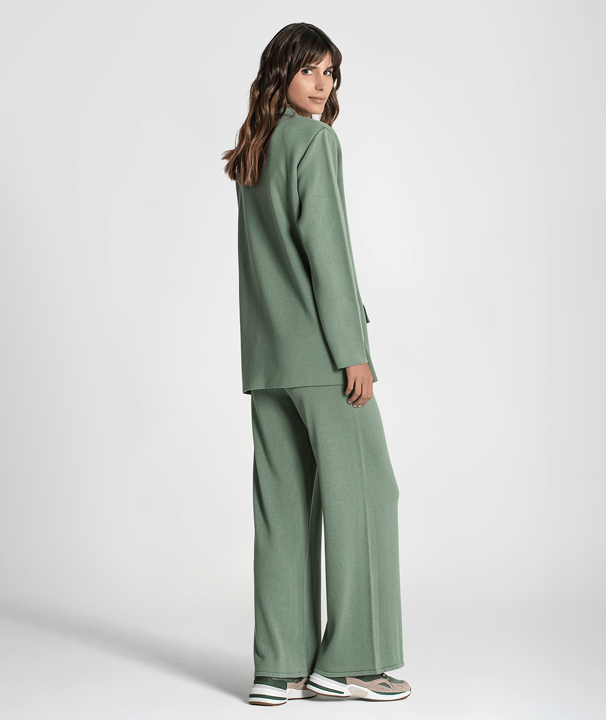 Blazer tricot com botões 3285