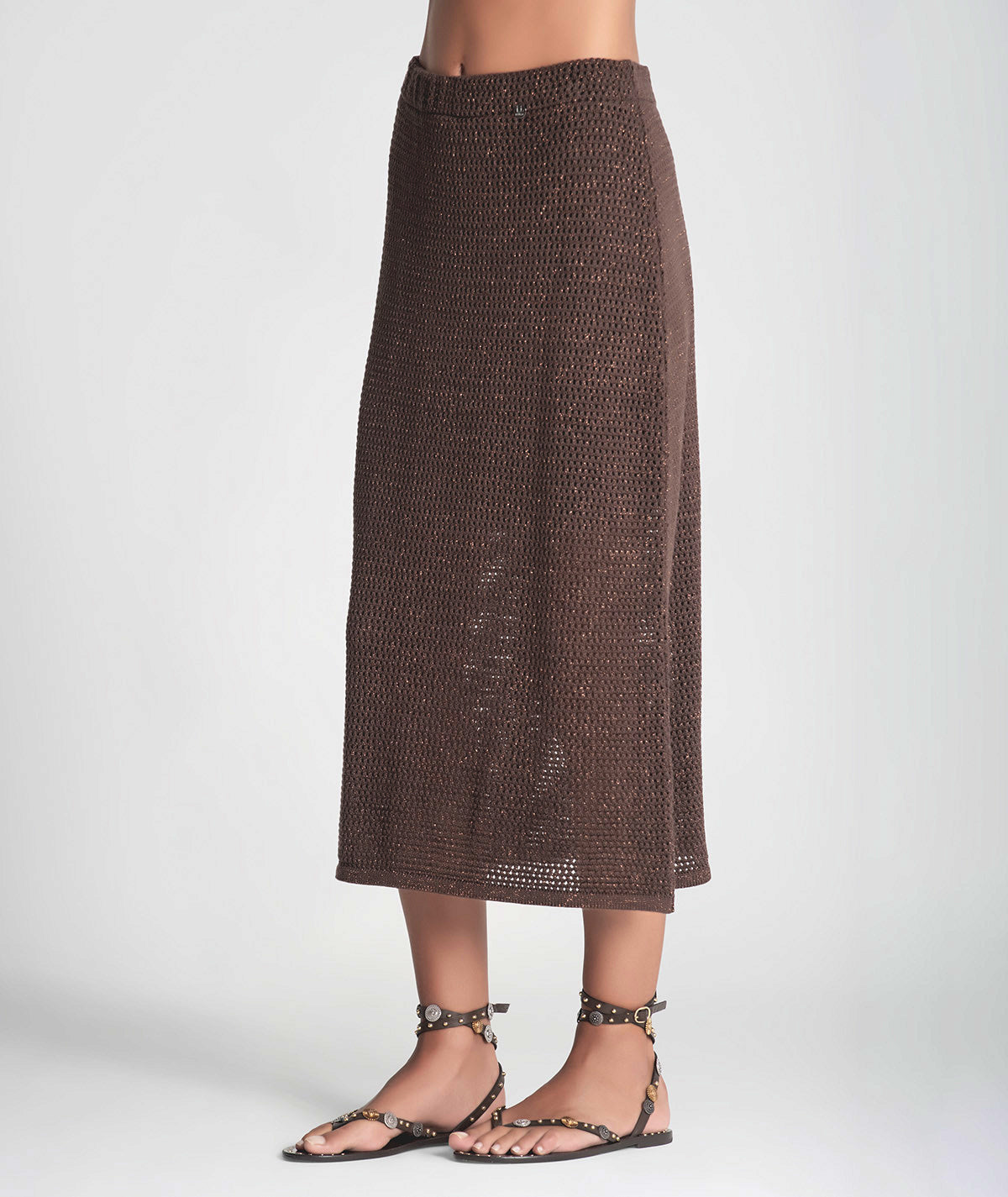 Perforated glitter skirt 3294