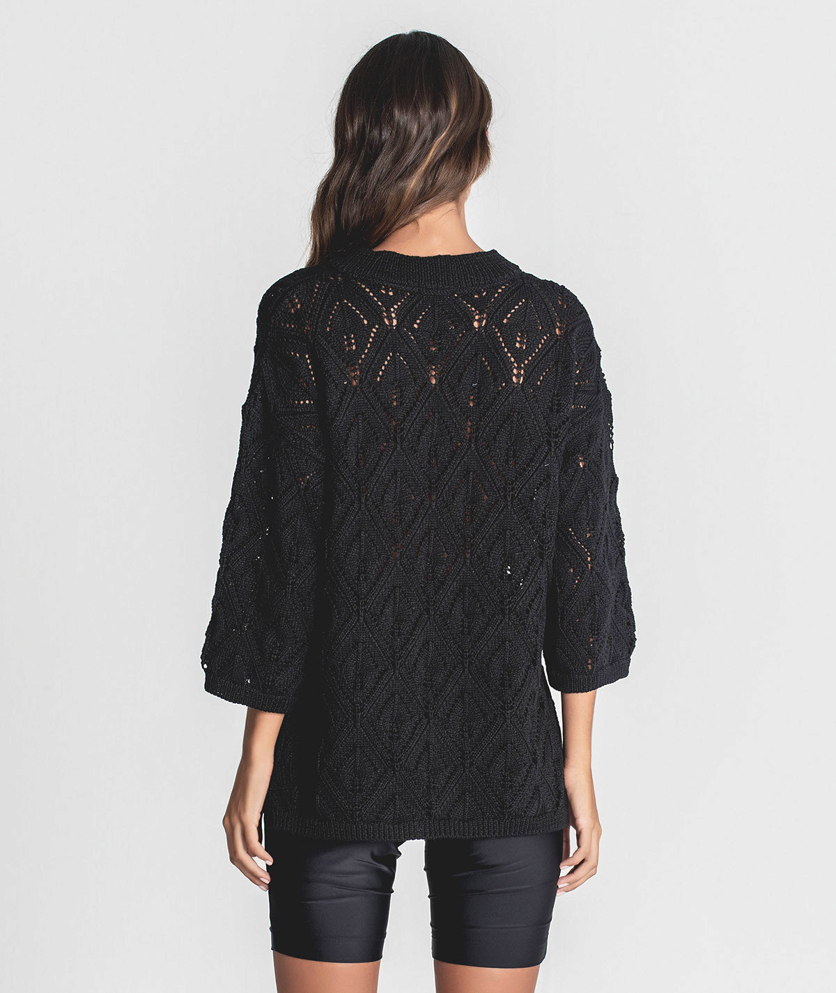 Camisola perfurada com cordão 3295