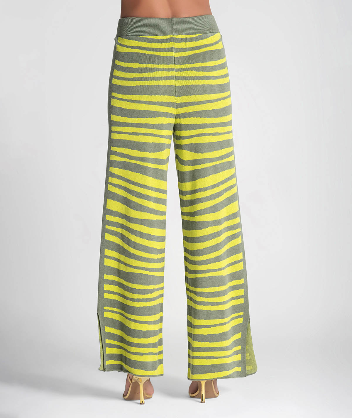 Calças jacquard 3304