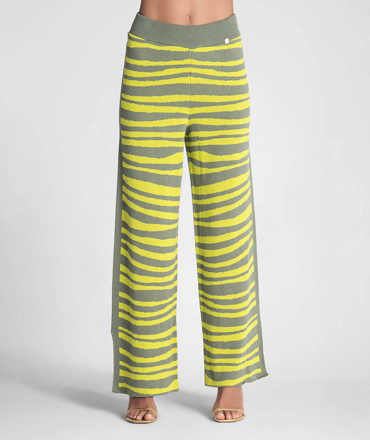 Calças jacquard 3304
