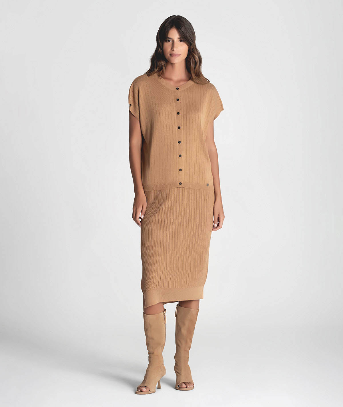 Structured coat with buttons 3305