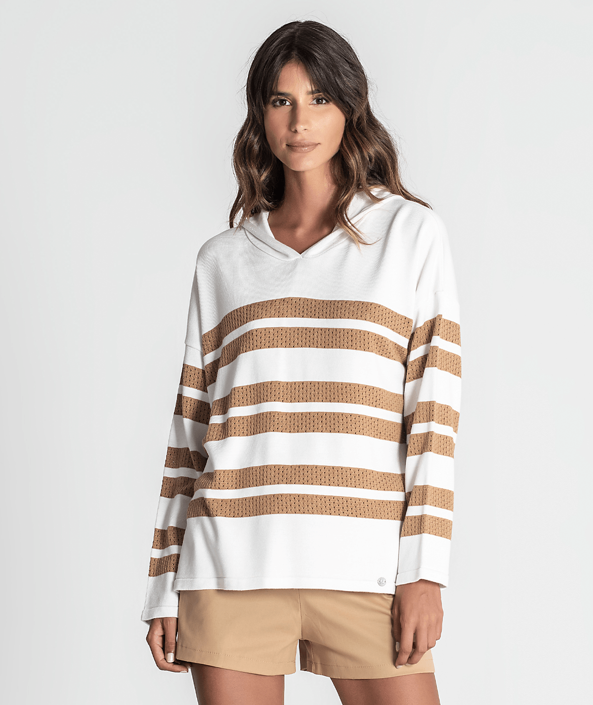 Camisola riscas perfuradas 3329