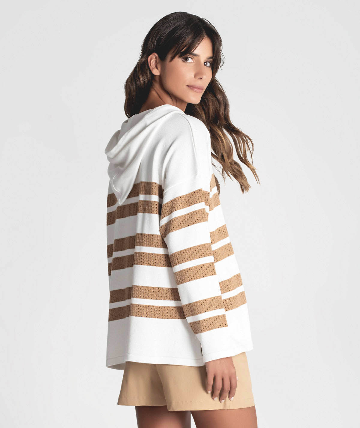 Camisola riscas perfuradas 3329