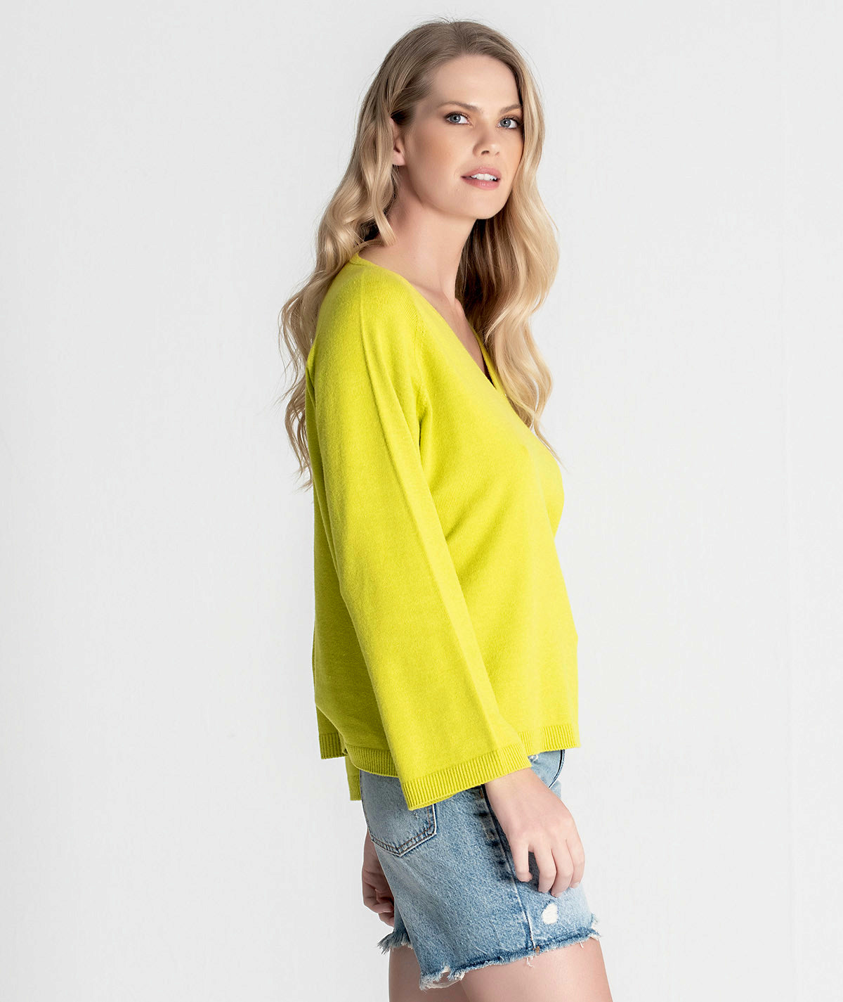 V-neck sweater with detail 3330
