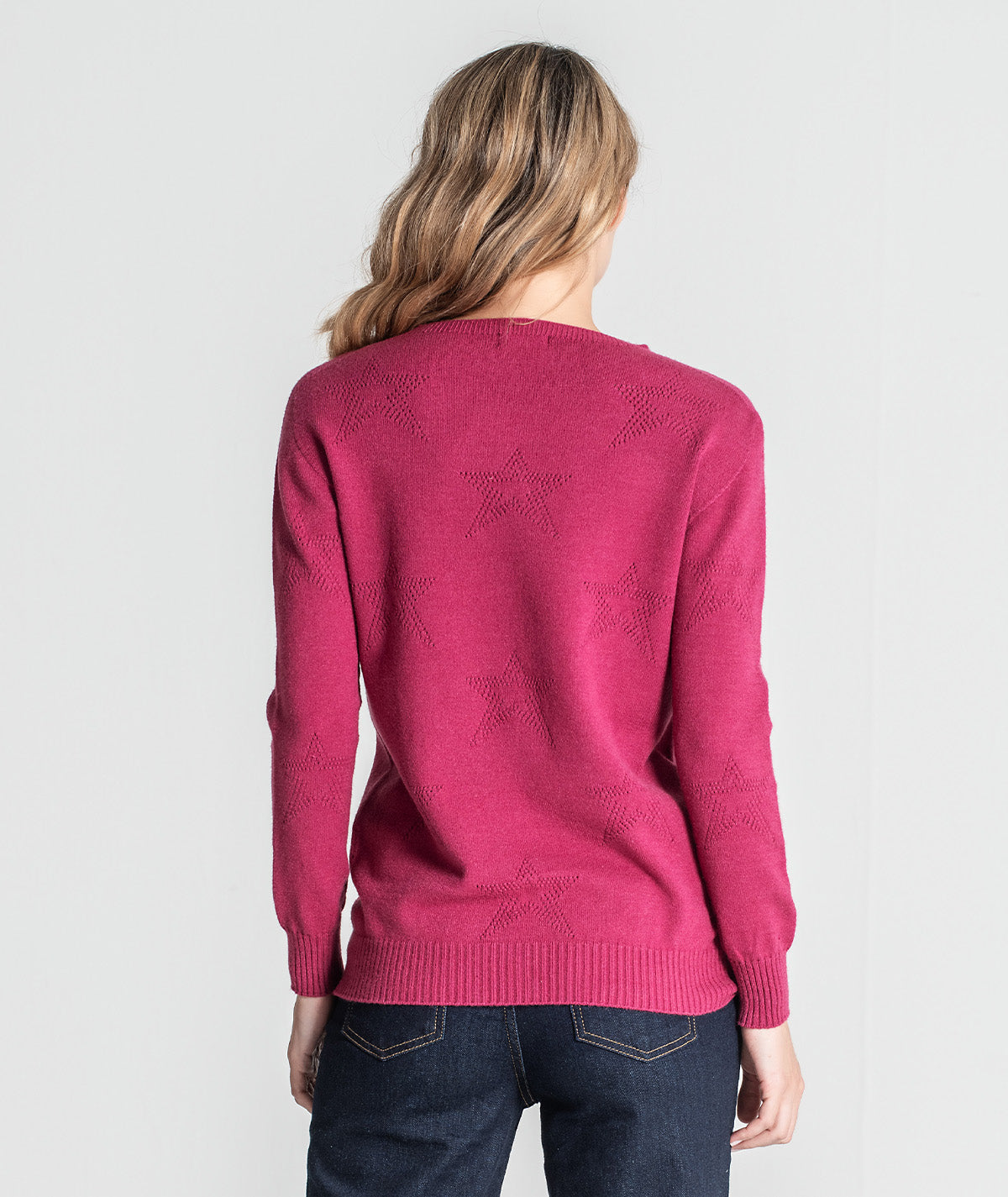 Camisola perfurada estrelas 3344