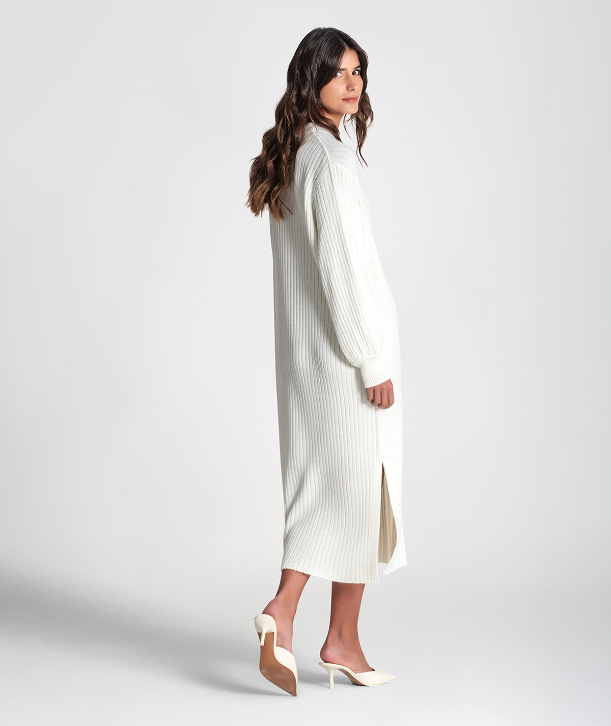 Vestido canelado 3346