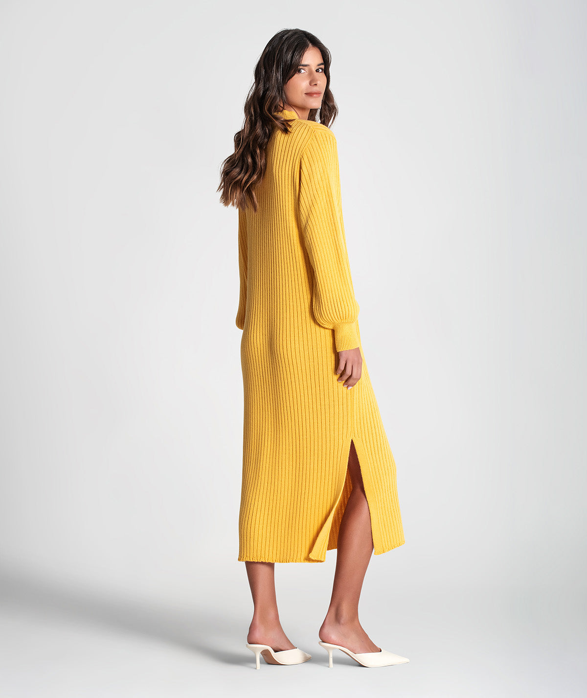 Vestido canelado 3346