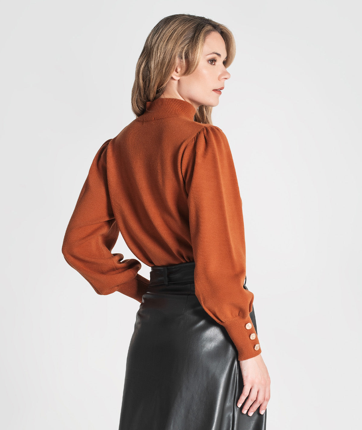 Camisola com botões nos punhos 3348