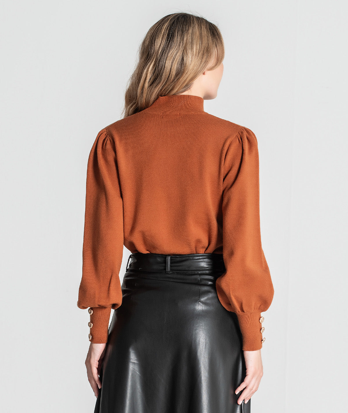 Camisola com botões nos punhos 3348