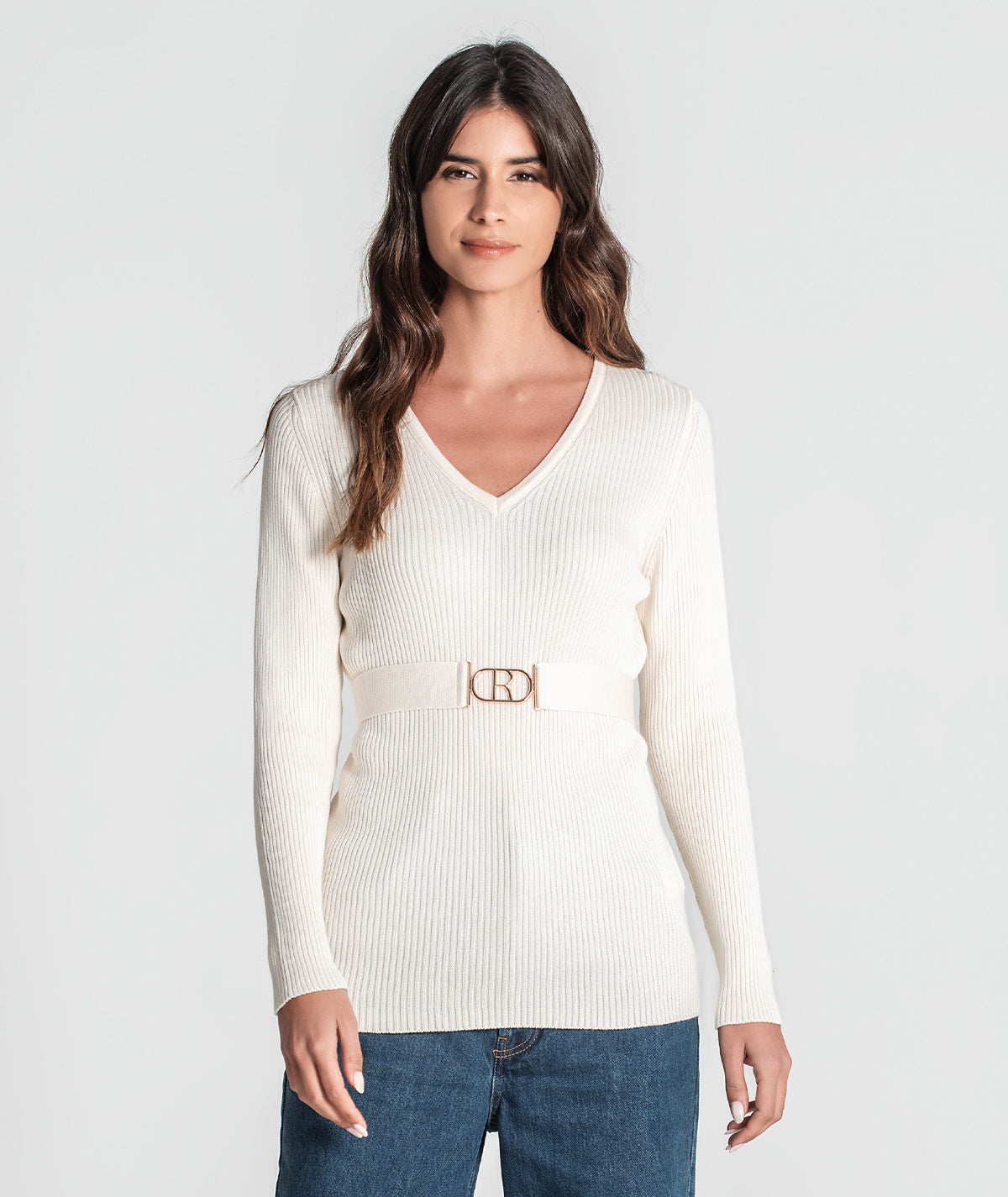 Camisola com cinto 3349