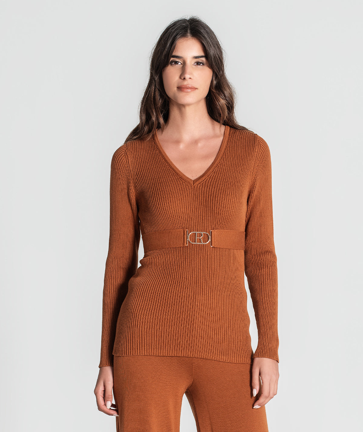 Camisola com cinto 3349