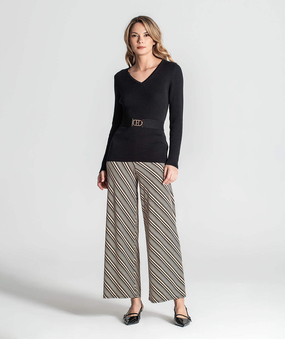 Camisola com cinto 3349