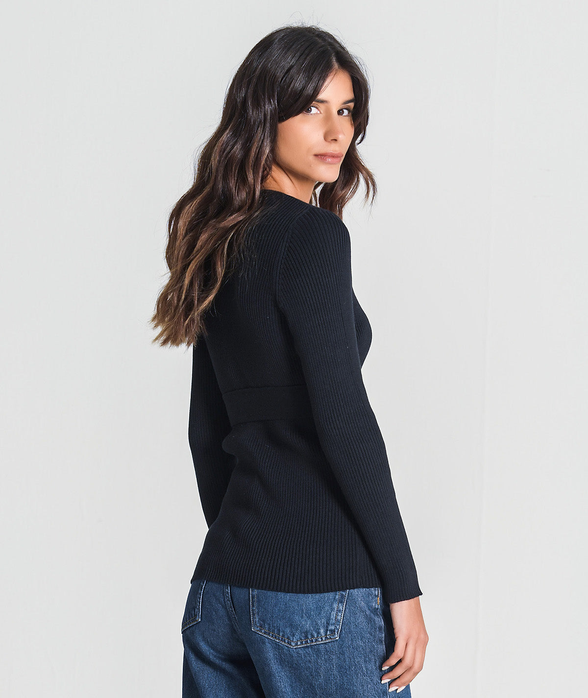 Camisola com cinto 3349