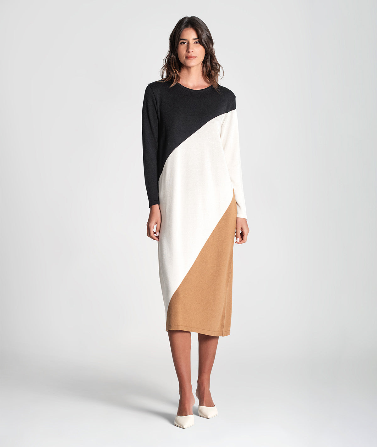 Vestido tricolor 3350