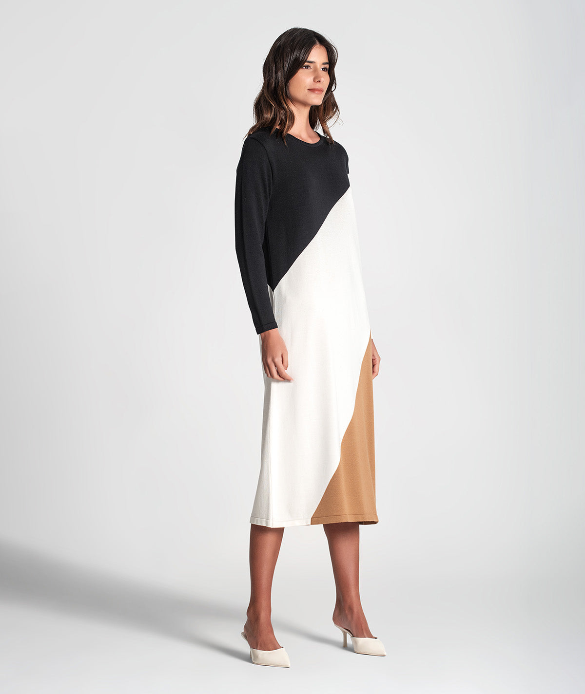 Vestido tricolor 3350