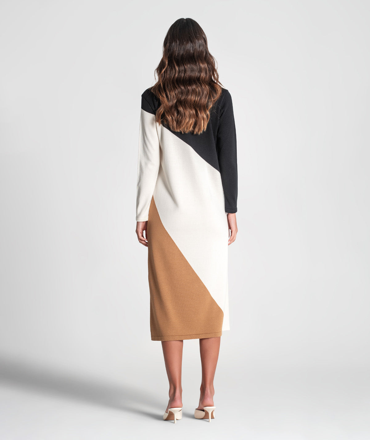 Vestido tricolor 3350