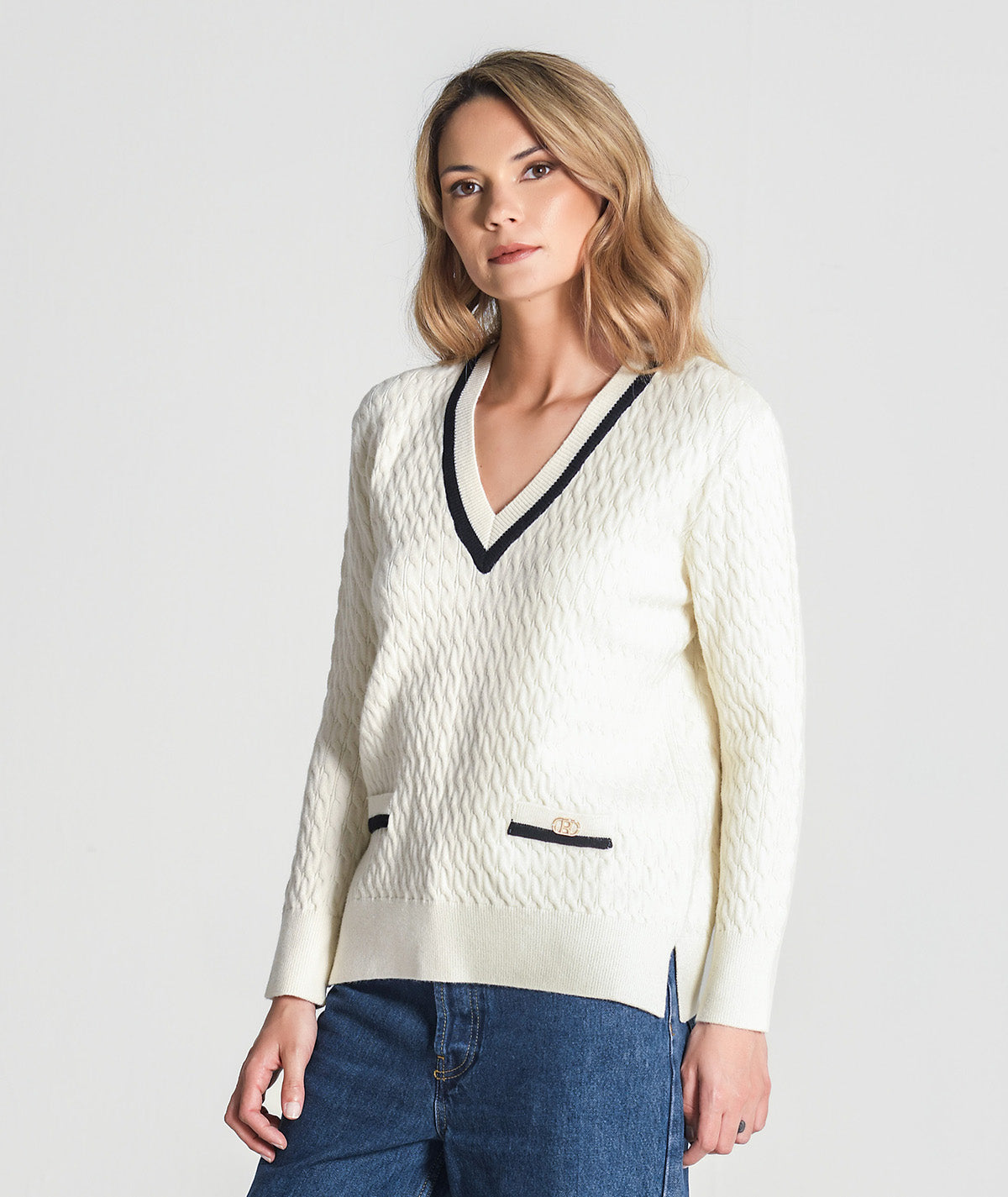 Camisola estruturada com bolsos 3353