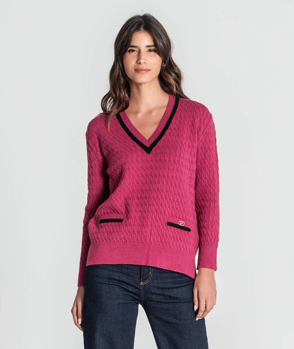 Camisola estruturada com bolsos 3353