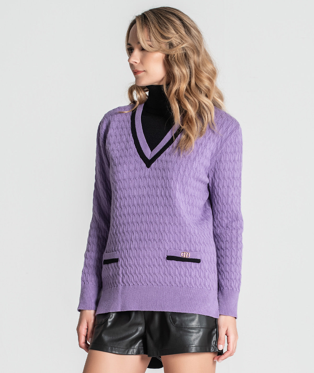 Camisola estruturada com bolsos 3353