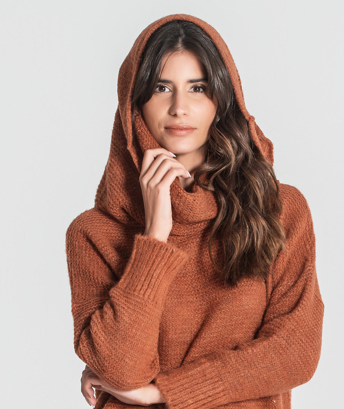 Camisola oversize com gola larga 3358