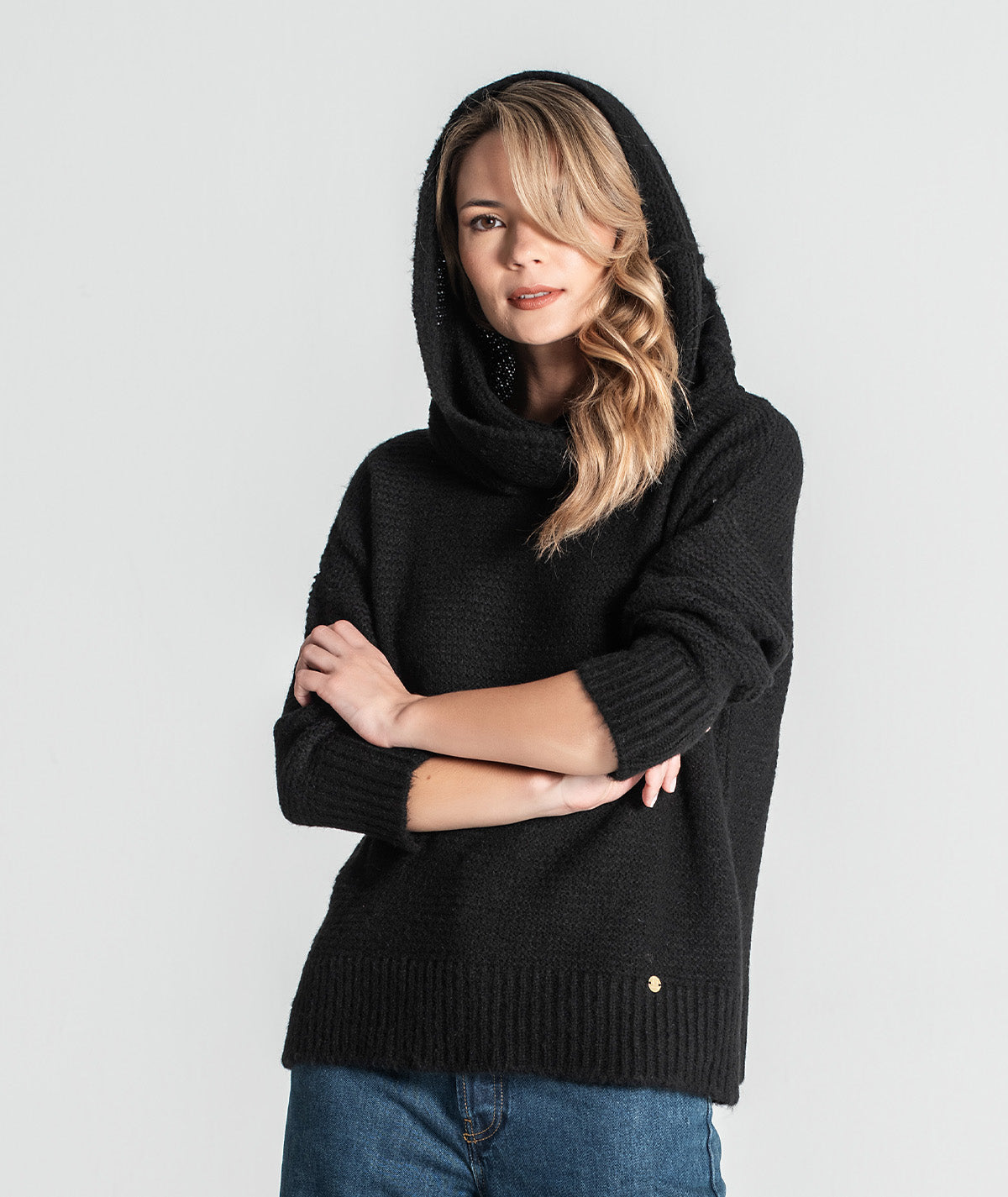 Camisola oversize com gola larga 3358