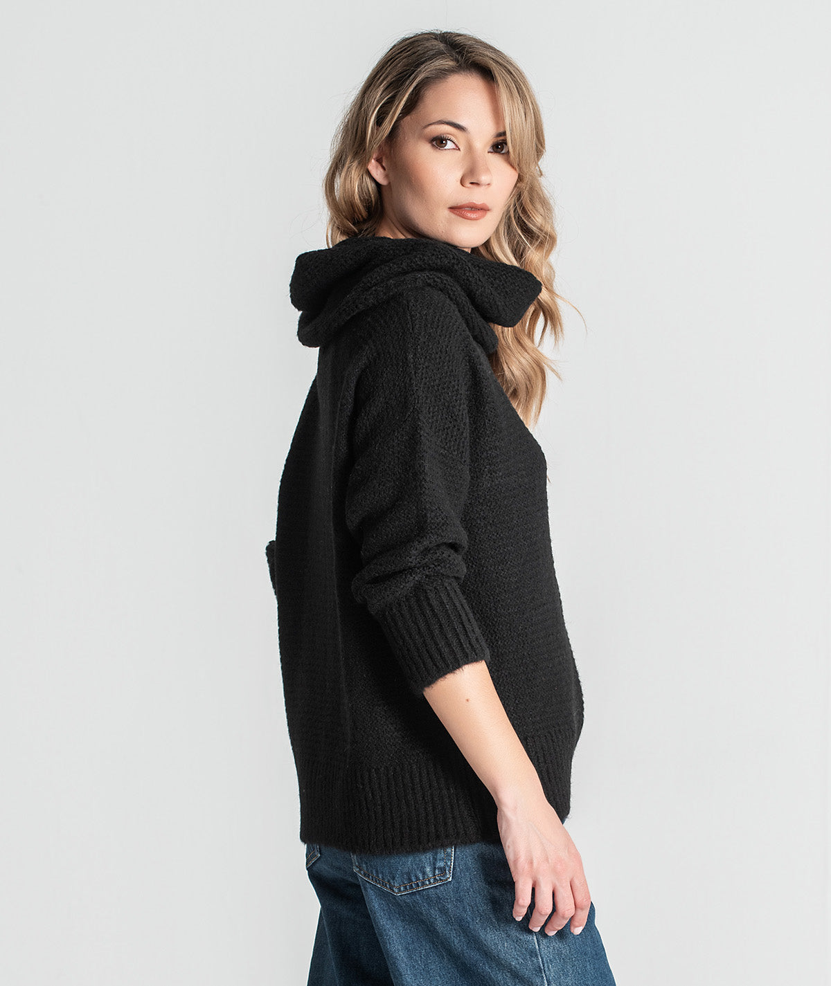 Camisola oversize com gola larga 3358