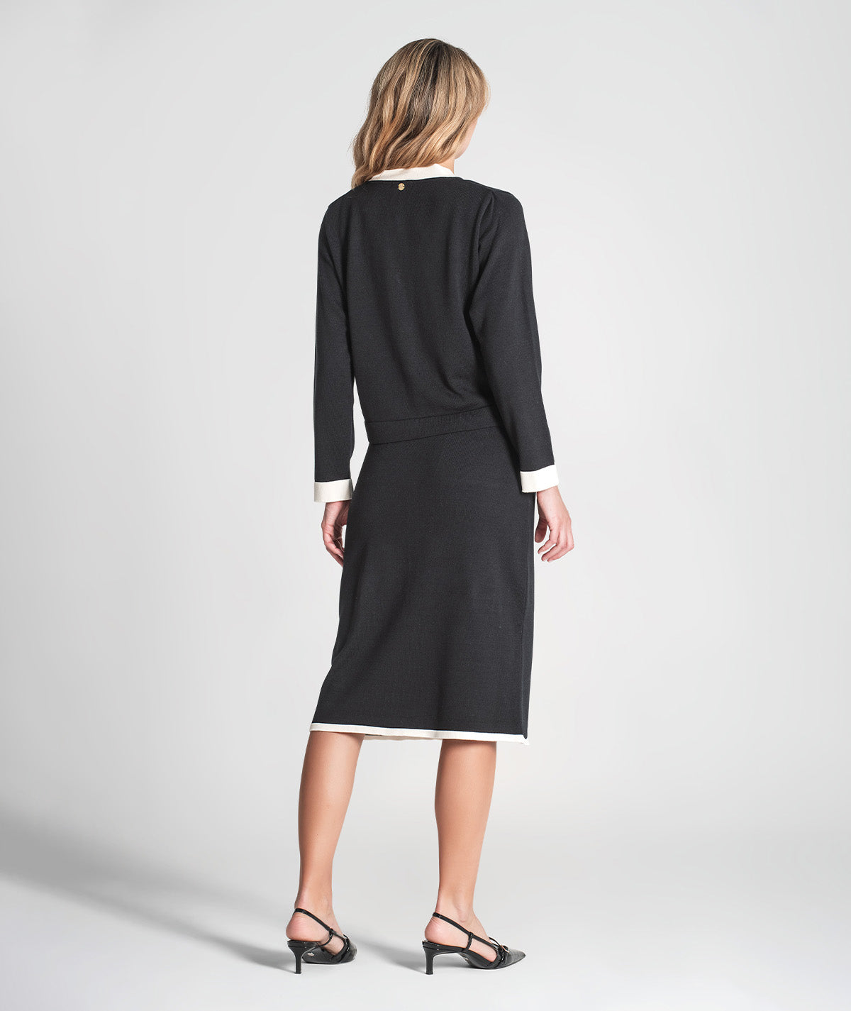 Casaco curto com contraste 3360