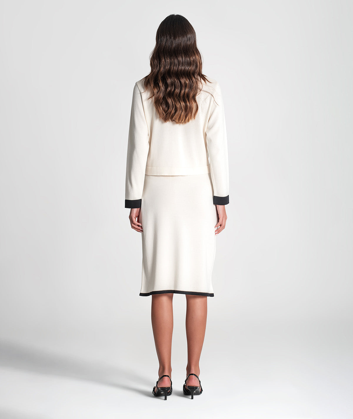 Casaco curto com contraste 3360