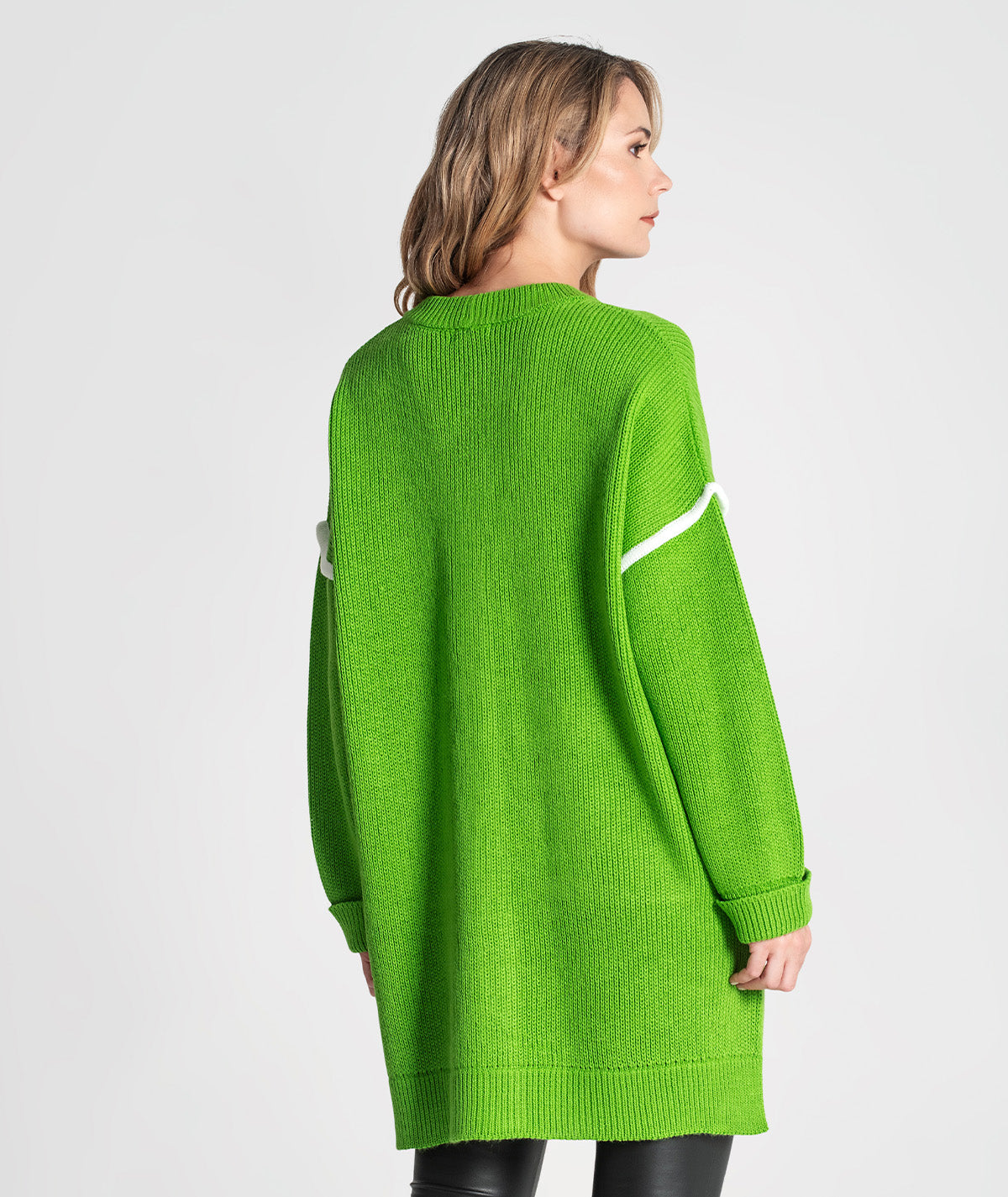 Casaco com bolsos e contrastes 3362