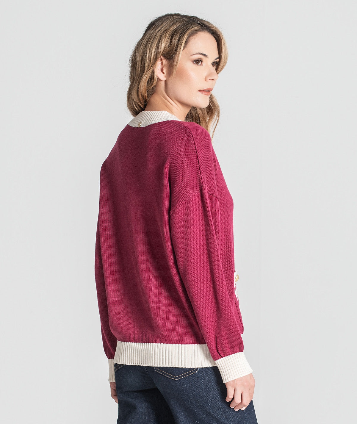 Camisola corações nos bolsos 3364